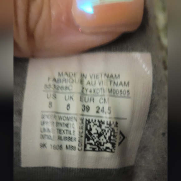 Converse CTAS Metallic Silver Rubber Hi-Tops - Picture 5 of 6